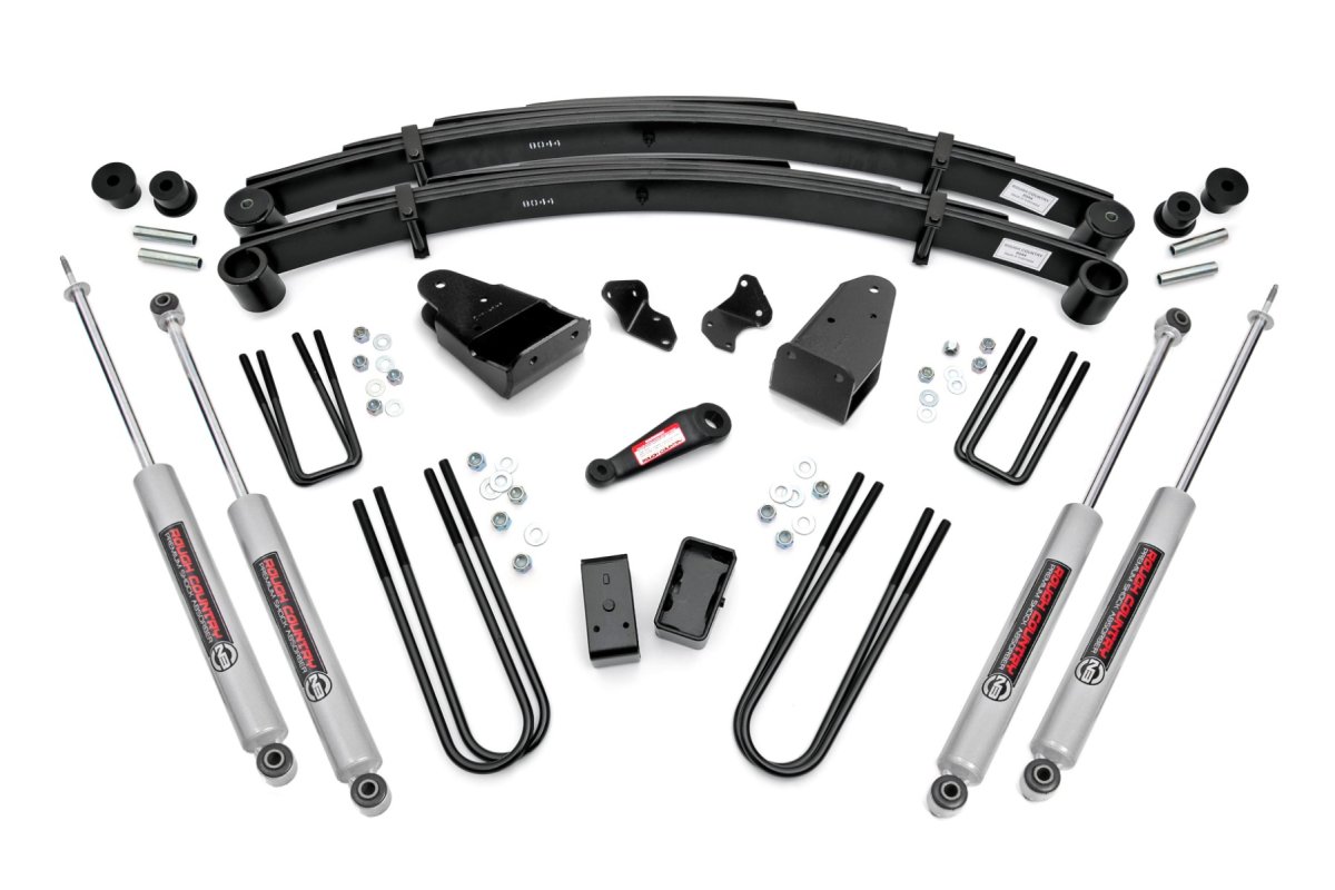 Ford F-350 Suspension Lift Kit - Rough Country - 4 Inch - '82-'85